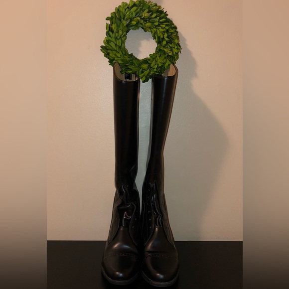 Amazonas Cavalier Equestrian Leather Lace Up Ridding Boot,Size-7R,GUC w/Laces - Picture 12 of 14